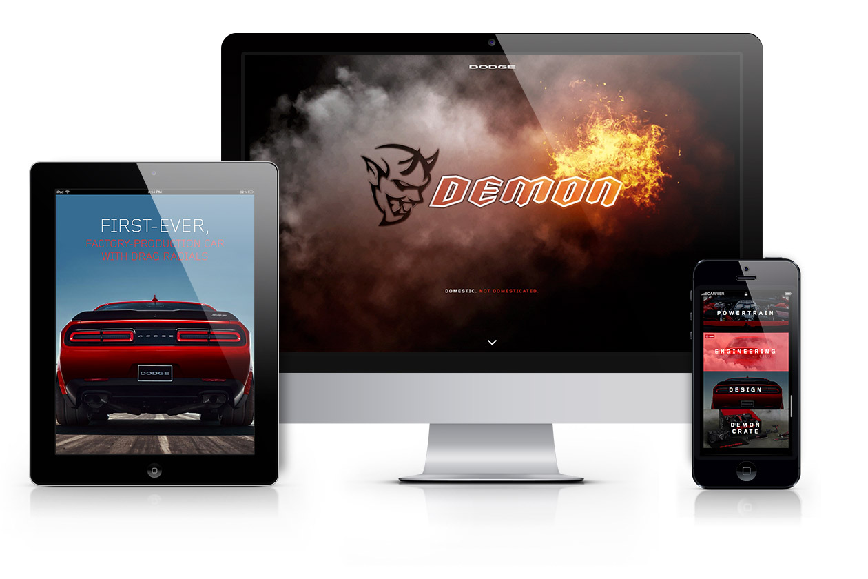 2018 Dodge Challenger SRT Demon Website