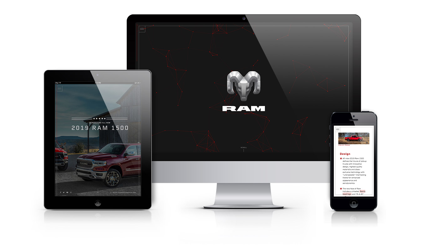 2019 Ram 1500 Announcement Website